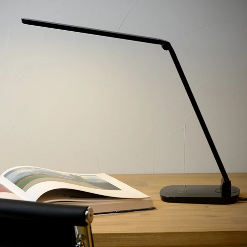 Lucide VARIO LED - Schreibtischlampe - LED Dim. - CCT - 1x8W 2700K/6500K - Schwarz - Atmosphäre 1